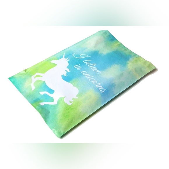 Other - Unicorn Tie Dye Blue Poly Mailers Size 10x13 - Set of 15
